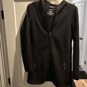 L.L. Bean Womens black Utility Jacket